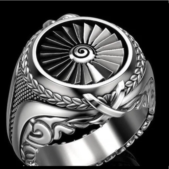 Other - 🆕 Retro Men’s Steampunk Turbine Ring